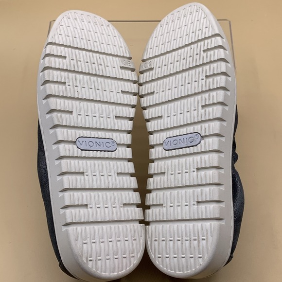 Vionic Uptown Ballet Women's Slip On Shoes Polluted Silver Comfort - Size 8 - Picture 8 of 8